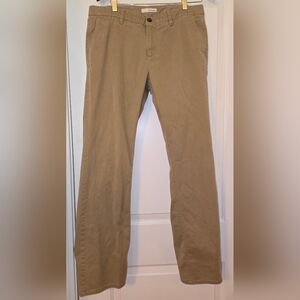 Hawker Rye Men's Khaki Straight Fit Pants 34x34